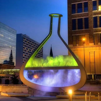 큰 옥외 샘 Waterscape 병 장식적인 금속 조각품