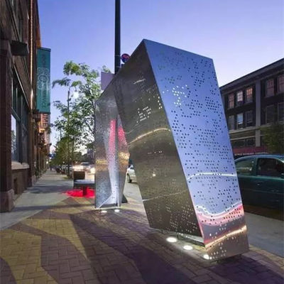 중공 투명 브랜드 로고 디자인 스테인리스 스틸 조각